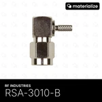 80 Units: Rf Industries, RSA-3010-B Sma Male Right Angle Crimp Connector. Fixed Price $466.05.