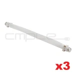 Flat Cord Type Coaxial Cable Jumper 8" In Tv Antenna Extender 3 Pcs. Fixed Price $9.99.