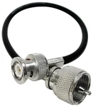 Procomm 1SHBN 1FT RG58 Radio Antenna Patch Cable Adapter Bnc-male To PL259. Fixed Price $27.95.