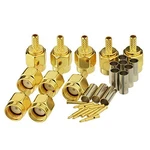 Eightwood 10PCS Sma Male Crimp Rf Connector Gold-plating For RG316 RG174 Cable. Fixed Price $17.52.