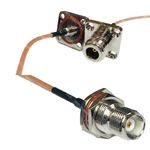 RG316 Female Flange O-ring To Tnc Bulkhead Rf Cable Rapid-ship Lot. Fixed Price $9.24.