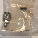 New Industries RFI-RP-1202-C1, Tnc, Male, Reverse Polarity, Connector. Fixed Price $6.00.
