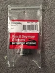 Pass & Seymour F-connector Recessed Self Terminating Stamped Tv Black Rfcext-bk. Fixed Price $6.99.