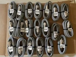 Lot Of 20 Coax Cable A6-8X W/ Kalibur KUG-176 Ends PRO8X Low Loss Mini. Fixed Price $59.63.