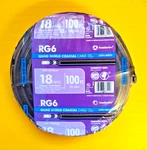 Southwire 56918443 100 Ft. RG6 Quad Shield Black Cm Coaxial Cable New. Fixed Price $24.95.