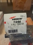 Andrew F4NM Male Connector New. Fixed Price $20.00.