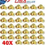 40X 90DEGREE Right Angle Gold Plated F RG59 RG6U Coaxial Connector Adapters. Fixed Price $20.55.