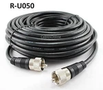 50FT RG8X Coax Uhf (PL259) Male/male Ohm Antenna Cablesonline R-U050. Fixed Price $44.49.