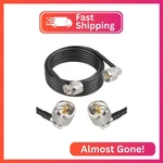 Mookeerf Cb Cable 15FT RG58 PL-259 Uhf Male To Right Angle Coaxial. Fixed Price $27.91.