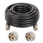 Xrds 18FT Kmr 400 Uhf Coaxial Cable PL-259 Male Connector, Low Loss 50 .... Fixed Price $39.45.