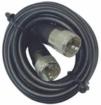 Antron PP24TX Solarcon - 24' RG58AU Coax Cable With Molded PL259 Connectors. Fixed Price $15.73.