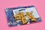 Lot Of 19 Emerson Rf Gold Sma Jack Receptacle Edge Mount Lock Rd Connector. Fixed Price $79.95.
