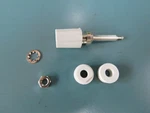 Pomona 3760-9 Qty Of 4 Per Lot Binding Post Connector Standard Knurled White. Fixed Price $25.00.