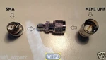 1 Sma Female Mini-uhf Rf Coax Adapter Connector Converter Usa. Fixed Price $5.49.
