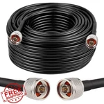 Mookeerf KMR240 Cable 100FT Ultra Low Loss Male To Antenna Wifi. Fixed Price $194.99.