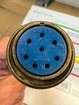 Amphenol MS3106A20-7S Connector Plug W/ Cable Clamp, Size 8POS,. Fixed Price $15.50.