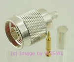 Premium W5SWL Series Male Coax Connector Crimp RG-58 LMR-195. Fixed Price $6.76.