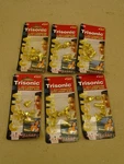 (6) Trisonic Male Connectors W/ Crimp Ring Packs Of 4) , F-59G. Fixed Price $12.00.
