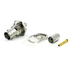 10PCS Pack Rf Connectors Bnc Female Crimp Bulkhead Rear Mount Rg 59/62/210. Fixed Price $18.95.