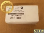 1AB424380001 Alcatel-lucent Male-din Right Angle Adaptor New. Fixed Price $20.00.