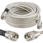 Mookeerf Dual Cb Antenna Coax Cable 35FT,LOW Loss RG8X Stranded Core Co-phase. Fixed Price $75.99.
