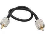 PL259 To Adapter Cable Low Loss Digital Coax Uhf Jumper 12 Inch RG58 Fo.... Fixed Price $10.37.