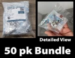 50PK Amphenol Rf 31-2226 Bnc Twinaxial Connector Plug, F. Socket/m. Pin Ohm. Fixed Price $339.96.