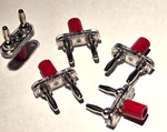 Lot Of - Pomona Model 5165 Double Banana Plug Shorting Bar With Binding Post. Fixed Price $19.95.