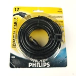 Philips Black 12-FEET Coaxial Cable Connector For Components RG59 Model PH61204. Fixed Price $5.89.