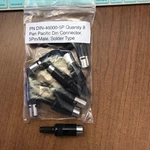 Lot Of 8 Connector, DIN-46000-5P-P, Pan Pacific, Pin/male. Fixed Price $25.00.