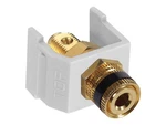 Hubbell Sfspgbkw Av Connector Speaker Post Gold Black Ring White. Fixed Price $30.98.