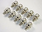 10PCS Rf Adapter Mini Uhf Female To Nickel Plated. Fixed Price $33.50.