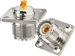 Wlaniot Connectors Uhf Female Jack Rf Coax 4 Hole Flange. Fixed Price $18.99.