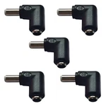 Qlxhbot 5PCS Dc Power Connector Adapter 90 Degree Angle 5.5MM 2.5MM Male.... Fixed Price $10.36.