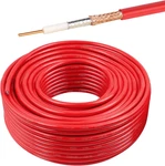 Mookeerf Coaxial Cable 100FT,LOW Loss 50 Ohm Feet,red. Fixed Price $76.63.