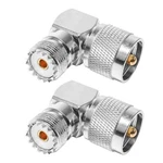 Anina Uhf PL259 SO239 Female Coax Connector Right Angle Shape L.... Fixed Price $15.56.