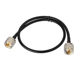 Superbat Uhf Male PL-259 To Low Loss 2FT RG58 Cable, Black. Fixed Price $12.78.