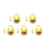 5PCS RG402 Connector Gold-plated Brass Solder-type Rp-sma Male. Fixed Price $8.95.