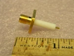 (5) New Connectivity / Amp 2052-1201-00 Rf Coaxial Connectors Gold Plated. Fixed Price $29.95.