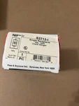 Single Receptacle Clock Hanger, S3713-1, 15A, 125V, Pass & Seymour. Fixed Price $12.00.