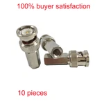 10 Pieces Twist-on Bnc Male RG59 Connector For Cctv Cameras. Fixed Price $5.50.