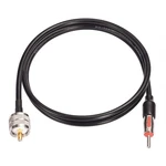 Eightwood PL259 Uhf Plug To Din Am/fm Male Extension Lead 3 Feet. Fixed Price $12.64.