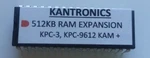 Kantronics KPC-9612 (non-plus) 512KB Memory Upgrade. Fixed Price $28.95.