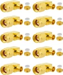 10 Pcs Connectors Male Right Angle Solder For RG402, Gold. Fixed Price $15.91.