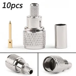 10PCS Mini-uhf Male Crimps Connector For RG-58/U Cable Radio Antenna Us. Fixed Price $15.88.