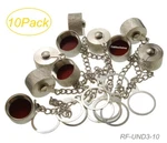 10-PACK Protective Metal Covers W/chains For Uhf SO-239 And N-type Jacks. Fixed Price $12.99.