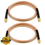 Xrds RG8X Sma Extension Cable 3FT 2PCS, To Male, Low Loss. Fixed Price $34.99.