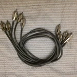 Lot Of 3' RG-8X Coaxial Cables W/PL-259 Connectors. Fixed Price $30.00.
