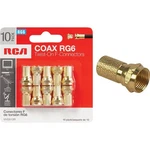 VH5910R Rca RG6 Twist-on Coaxial F-connector (10-PACK). Fixed Price $32.16.