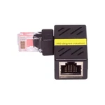 Cablecc 360 Degree Angled CAT6 Utp To Female Black. Fixed Price $18.07.